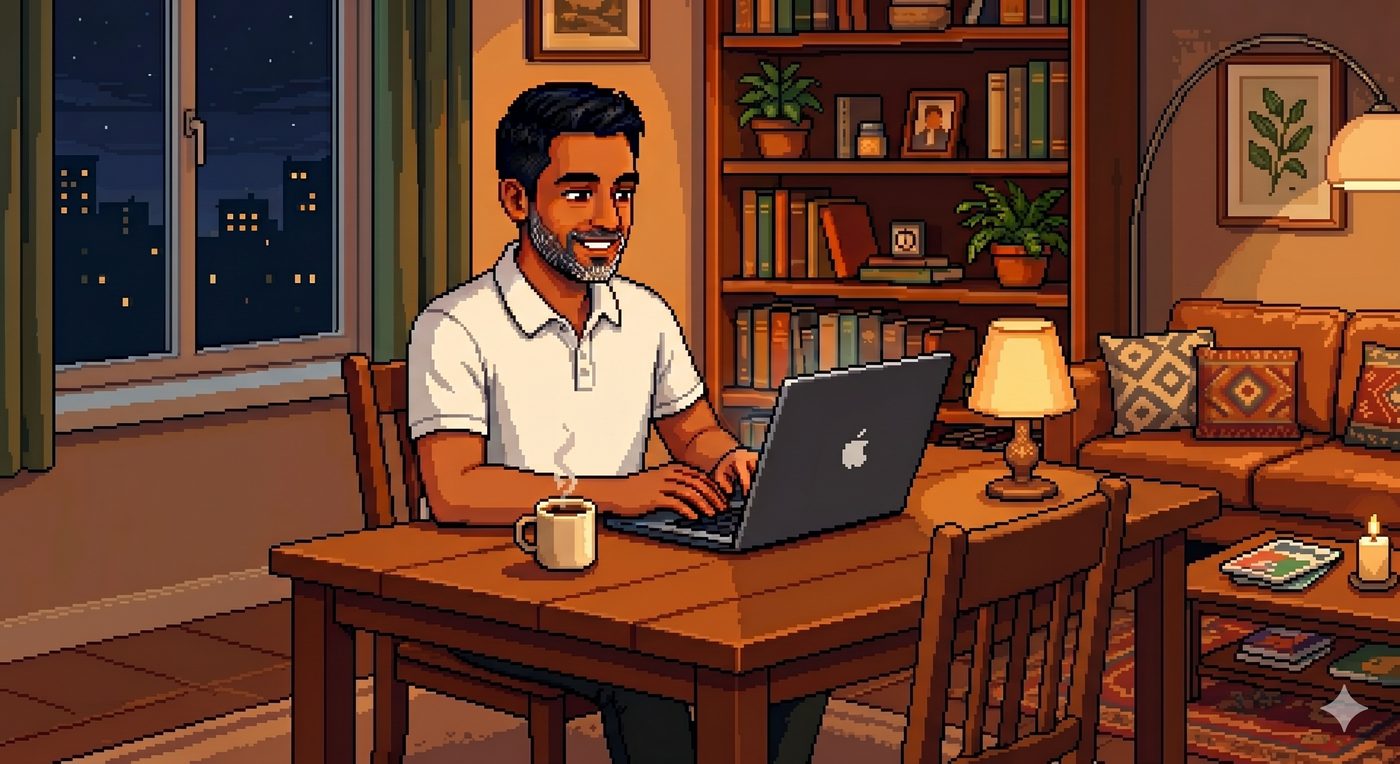 Syncognie — l'Atelier des Idées, illustration pixel art